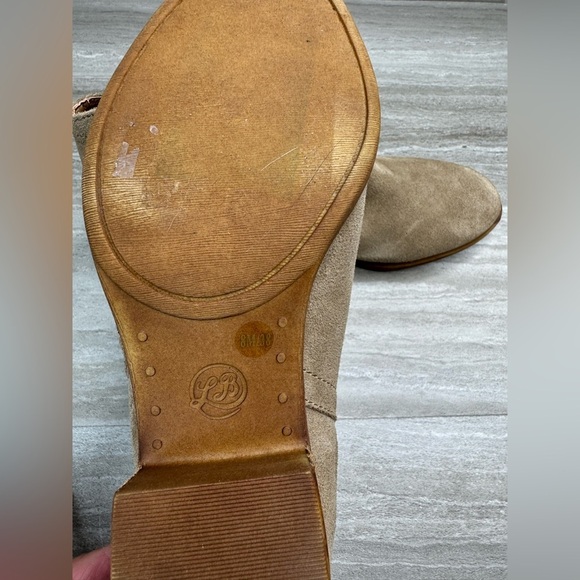 Lucky Brand Suede Brielley Side Zip Ankle Booties Womens Size 8 - Picture 8 of 12